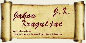Jakov Kraguljac vizit kartica